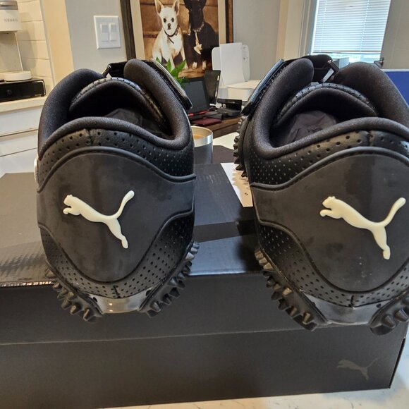 Puma Mostro PERF Sneakers Shoes Men's Size 10 397331-02 NEW BLACK WHITE - Picture 6 of 11